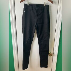 Design Lab Lord & Taylor High-waisted Pants Black Womens Size 27